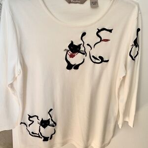 Soft cotton Siamese CAT 3/4 tee
